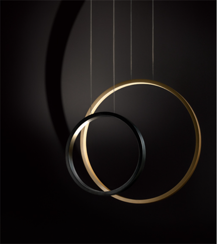 CINI&NILS+Rippvalgusti Assolo43 LED 27W 2900lm 2800K CRI95 must