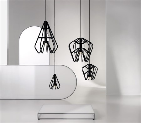 Rakumba+Rippvalgusti EXO 2A LED 6,3W 650lm must