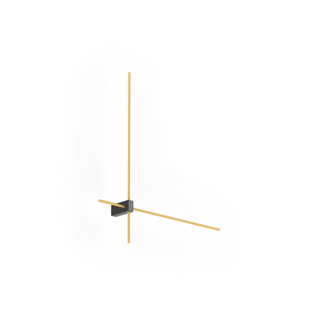 Wever & Ducr�+Seinavalgusti Finlin 4.0 LED 12W 700lm 2700K h�mardatav faasil�ikega, must-kuldne