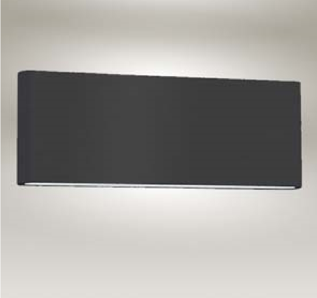 Seinavalgusti CLIMENE PRO, LED 2x8,4W 3000K, metall / antratsiit, l=500 mm, 80x50 mm
