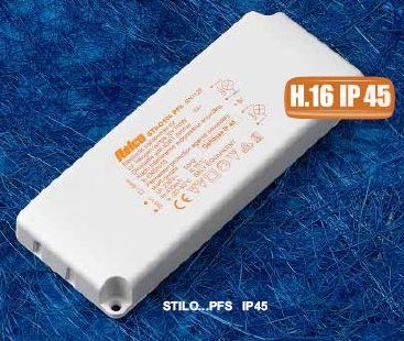 Stilo 105PFS 20-105VA el.muundaja 230/12 AC IP45 mõõdud 140*54*16