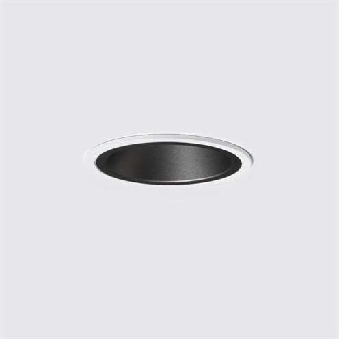 Nexia+Drac Ø165mm LED 18W 1863lm 3000K CRI>90 60° UGR<13, IP44, süvisvalgusti, valge/grafiit