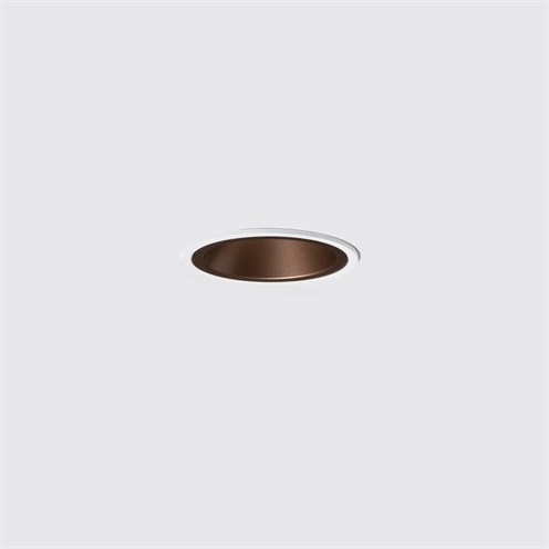 Nexia+Drac Ø113mm LED 18W 2042lm 3000K CRI>90 60° UGR<13, IP44, süvisvalgusti, valge/vask