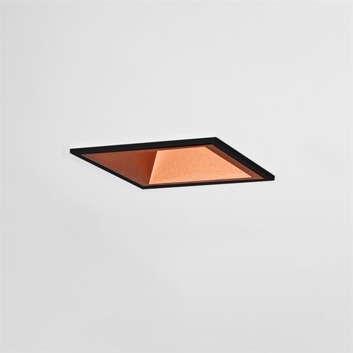 Nexia+Drac 190mm LED 18W 1938lm 3000K CRI>90 60° UGR<13, süvisvalgusti, must/vask