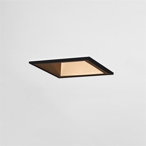 Nexia+Drac 190mm LED 18W 1938lm 3000K CRI>90 60° UGR<13, süvisvalgusti, must/kuldne