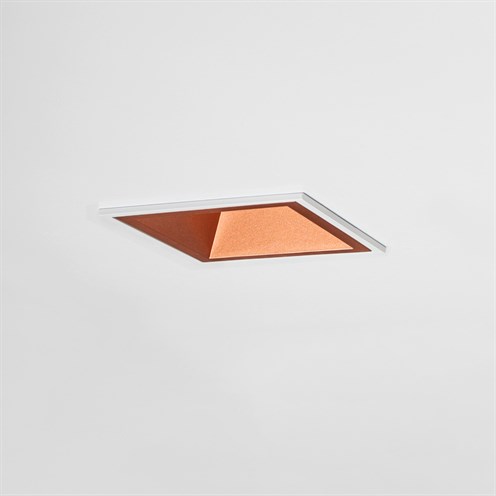 Nexia+Drac 190mm LED 18W 1938lm 3000K CRI>90 60° UGR<13, süvisvalgusti, valge/vask