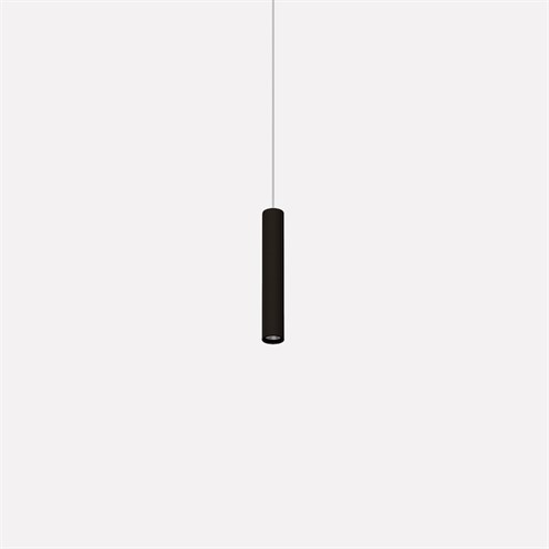Nexia+BCN 50 Air 350mm LED 9W 934lm 3000K CRI>90 40°, hämardatav DALI, rippvalgusti, must