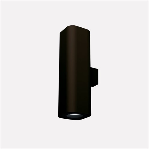 Nexia+Platinum Wall Up&Down 260mm LED 2x9W 934lm 3000K CRI>90 40°, hämardatav phase-cut, seinavalgusti, must