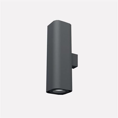 Nexia+Platinum Wall Up&Down 260mm LED 2x9W 934lm 3000K CRI>90 40°, hämardatav phase-cut, seinavalgusti, grafiit