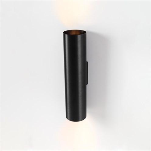 Modular+Nude Wall Up/Down 70 2x max. 20W E27, seinavalgusti, anodeeritud harjatud must