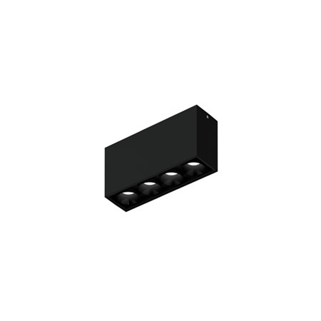 Wever & Ducré+LINOO SURFACE 4.0 LED 10W 400lm 2700/3000K CRI>90 39°, hämardatav phase-cut, laevalgusti, matt must