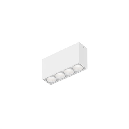 Wever & Ducré+LINOO SURFACE 4.0 LED 10W 400lm 2700/3000K CRI>90 39°, hämardatav phase-cut, laevalgusti, matt valge