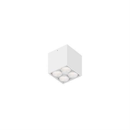 Wever & Ducré+LINOO SURFACE 4.1 LED 10W 400lm 2700/3000K CRI>90 39°, hämardatav phase-cut, laevalgusti, matt valge