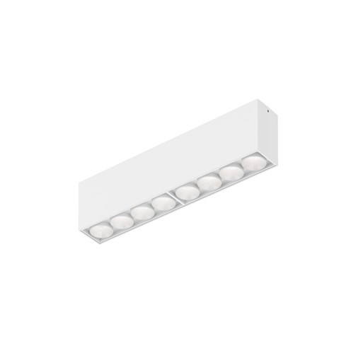 Wever & Ducré+LINOO SURFACE 8.0 LED 19W 760/800lm 2700/3000K CRI>90 39°, hämardatav phase-cut, laevalgusti, matt valge