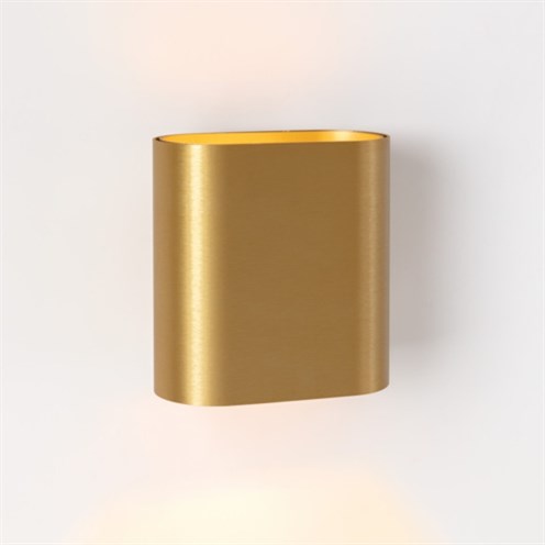 Modular+Duell Wall Up/Down 2x LED 12W 763lm 2700K CRI>90, hämardatav DALI, seinavalgusti, anodeeritud harjatud šampanja/anodeeritud šampanja