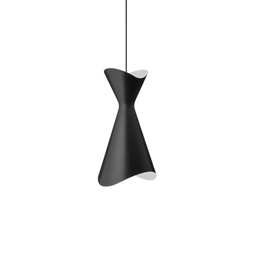 LYFA+NINOTCHKA PENDANT 275 max. 60W E27, rippvalgusti, matt must