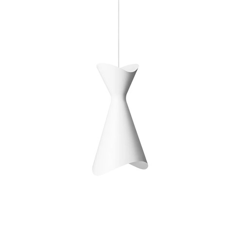 LYFA+NINOTCHKA PENDANT 275 max. 60W E27, rippvalgusti, matt valge