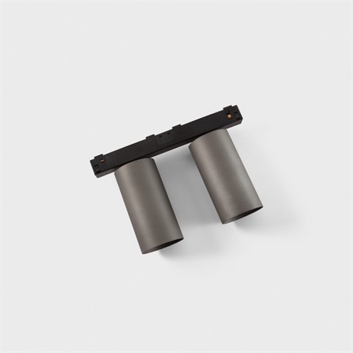 Modular+Minude Track 48V Adjustable 45 2x LED 20W 2x639lm 2700K CRI>90 29°, hämardatav DALI, siinivalgusti, must/matt hall