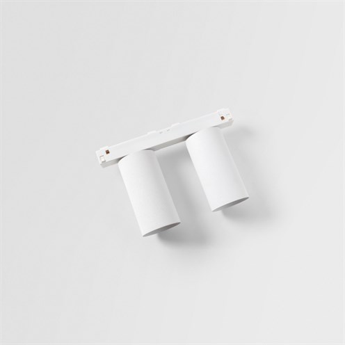 Modular+Minude Track 48V Adjustable 45 2x LED 20W 2x598lm 2700K CRI>90 30°, hämardatav DALI, siinivalgusti, valge