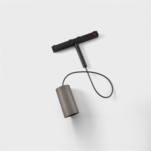 Modular+Minude Track 48V Suspended 45 1x LED 11W 639lm 2700K CRI>90 29°, hämardatav DALI, siinivalgusti, must/matt hall