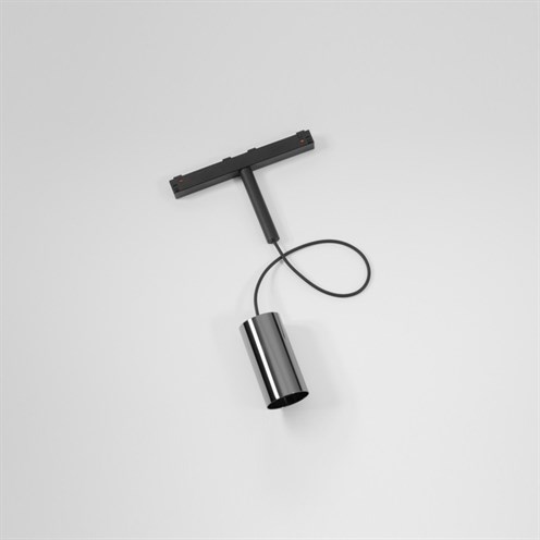 Modular+Minude Track 48V Suspended 45 1x LED 11W 578lm 2700K CRI>90 29°, hämardatav DALI, siinivalgusti, must/must kroom