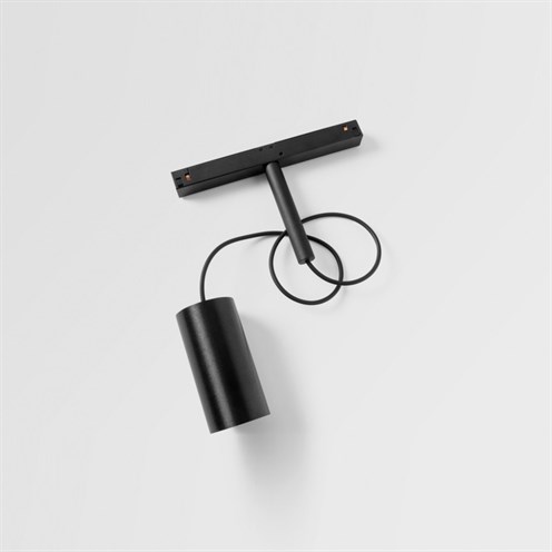 Modular+Minude Track 48V Suspended 45 1x LED 11W 586lm 2700K CRI>90 31°, hämardatav DALI, siinivalgusti, must/anodeeritud harjatud must