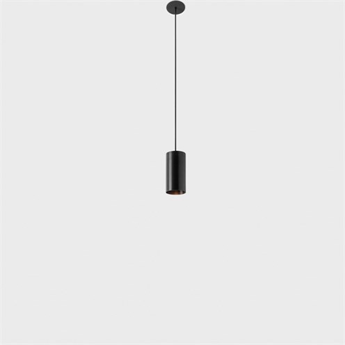 Modular+Minude Suspended 45 1x LED 5.7/8.5W 434/586lm 350/500mA 2700K CRI>90 31°, süvisvalgusti, anodeeritud harjatud must, liiteseadmeta