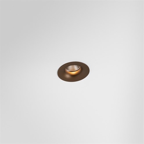 Modular+Smart Cake Recessed 82 1x LED 5/10.6W 416/742lm 350/700mA 2700K CRI>90 37°, IP55, süvisvalgusti, harjatud pronks, liiteseadmeta
