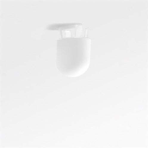Modular+Klaasist kuppel valgustile Placebo, 46mm, matt valge