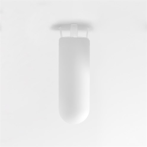 Modular+Kuppel valgustile Placebo, 130mm, matt valge