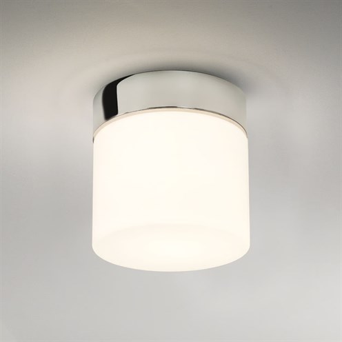 ASTRO+Sabina 170 max. 12W E27, IP44, laevalgusti, poleeritud kroom, klaasist hajuti