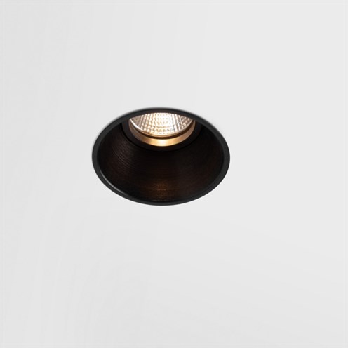 Modular+Lotis Round Recessed 82 1x max. 10W GU10, süvisvalgusti, harjatud must