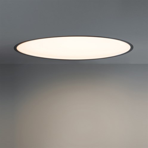 Modular+Flat Moon Recessed 970 1x LED 138W 12778lm 3000K CRI>90 UGR<23, hämardatav Push/DALI, süvisvalgusti, must