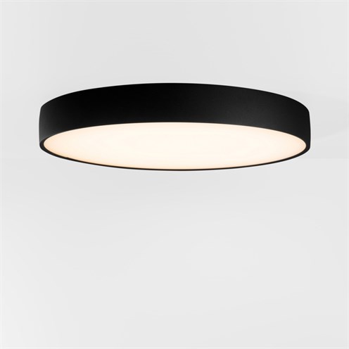 Modular+Flat Moon Surface 650 1x LED 70W 5626lm 3000K CRI>90 UGR<23, hämardatav Push/DALI, laevalgusti, must