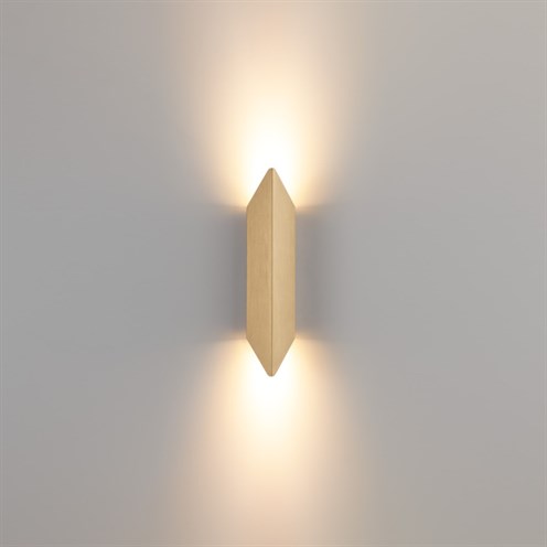 Modular+Chival Wall Up/Down 292 2x LED 3/4.4W 534/722lm 350/500mA 2700K CRI>90 34°, seinavalgusti, anodeeritud harjatud šampanja, liiteseadmeta