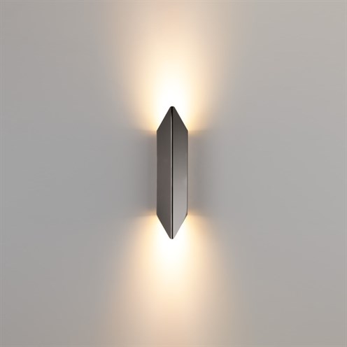 Modular+Chival Wall Up/Down 292 2x LED 3/4.4W 513/693lm 350/500mA 2700K CRI>90 34°, seinavalgusti, must kroom, liiteseadmeta