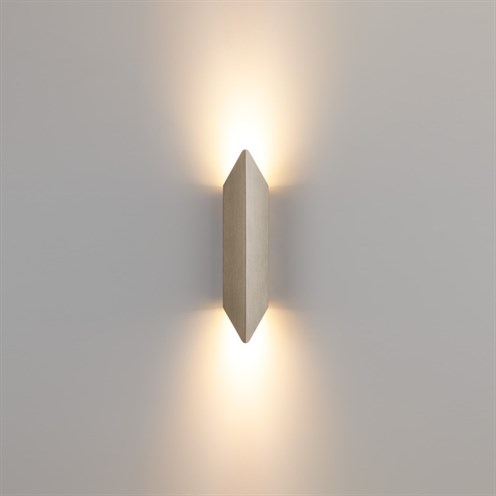 Modular+Chival Wall Up/Down 292 2x LED 3/4.4W 525/709lm 350/500mA 2700K CRI>90 34°, seinavalgusti, anodeeritud harjatud hõbepronks, liiteseadmeta