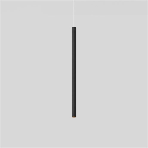 Modular+Extruded Stripped Suspended 46 900 1x LED 6/8.8W 577/779lm 350/500mA 2700K CRI>90 43°, rippvalgusti, anodeeritud must, liiteseadmeta, laerosett tellida eraldi