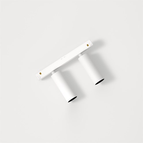 Modular+Nyto Track 48V Adjustable 30 2x LED 12.7W 2x490lm 2700K CRI>90 25°, hämardatav DALI, siinivalgusti, valge