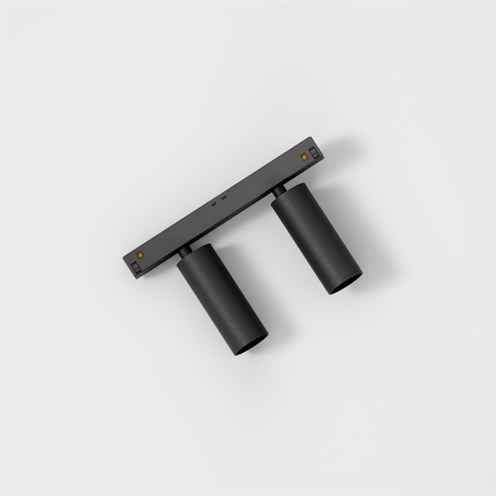 Modular+Nyto Track 48V Adjustable 30 2x LED 12.7W 2x490lm 2700K CRI>90 25°, hämardatav DALI, siinivalgusti, must