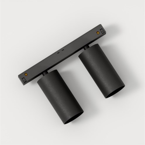 Modular+Nyto Track 48V Adjustable 40 2x LED 19W 1590lm 3000K CRI>90 31°, hämardatav DALI, siinivalgusti, matt must