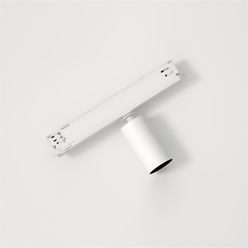 Modular+Nyto Track 230V Adjustable 50 1x LED 19,8W 1143lm 2700K CRI>90 27°, hämardatav DALI, siinivalgusti, matt valge, 3F adapter
