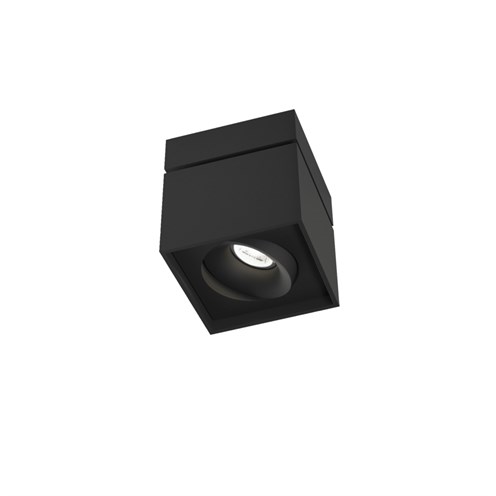 Wever & Ducré+SIRRO 1.0 PAR16 max. 12W GU10, laevalgusti, matt must