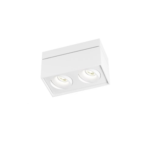 Wever & Ducré+SIRRO 2.0 PAR16 2x max. 12W GU10, laevalgusti, matt valge