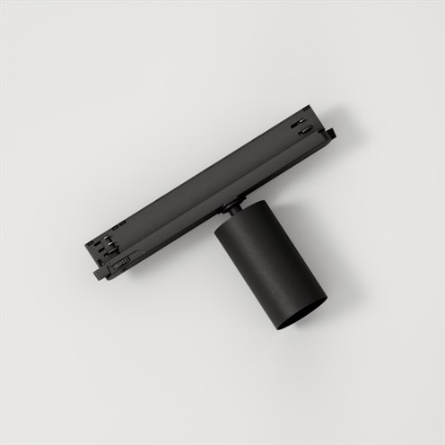Modular+Nyto Track 230V Adjustable 60 1x LED 20,8W 2137lm 2700K CRI>90 28°, hämardatav DALI, siinivalgusti, matt must, 3F adapter