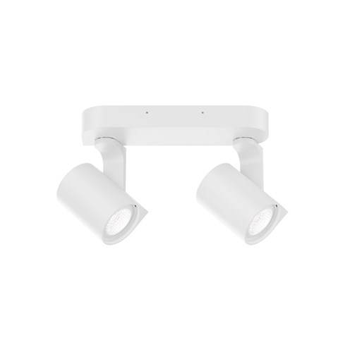 Wever & Ducré+SQUBE on base 2.0 2x max. 12W GU10, laevalgusti, matt valge