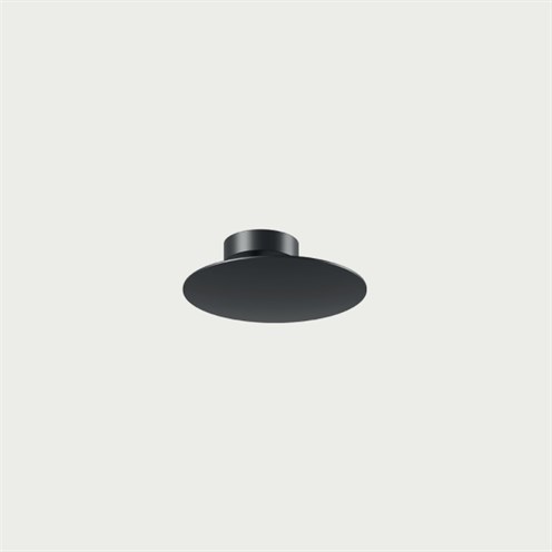 Lodes+Puzzle Round single LED 15W 1750lm 2700K CRI>92, hämardatav, lae- ja seinavalgusti, matt must