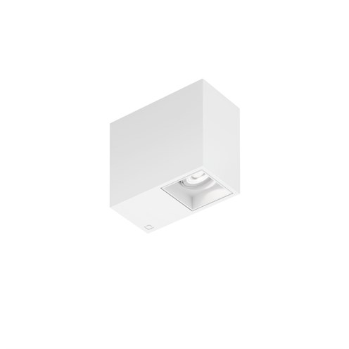Wever & Ducré+PLANO petit SURFACE 1.0 LED 8.5W 550lm 2700K CRI>90 31°, hämardatav phase-cut, laevalgusti, matt valge