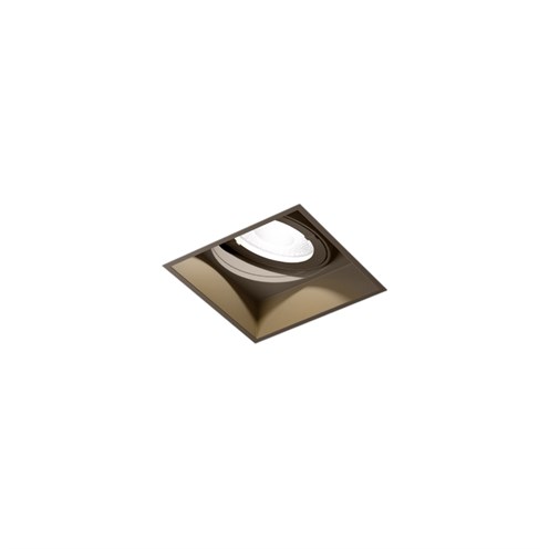 Wever & Ducré+STRANGE petit trimless 1.0 LED 6,1W 540lm 350mA 2700K CRI>90 31°, süvisvalgusti, pronks, liiteseadmeta