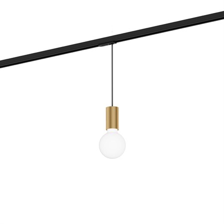 Wever & Ducré+RUVI on track 1.0 max. 12W E27, siinivalgusti, harjatud šampanja